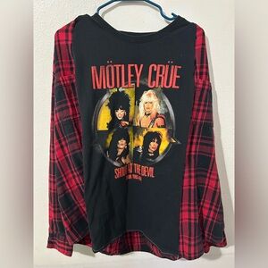 Motley Crue flannel mash up